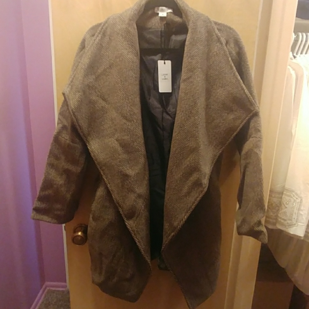 Taupe Coat - Picture 3 of 5